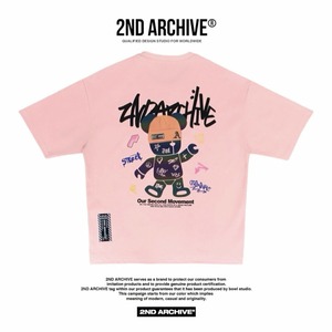 2ND030 2NDARCHIVE Tシャツ 韓国ファッション オーバーサイズ ユニセックス