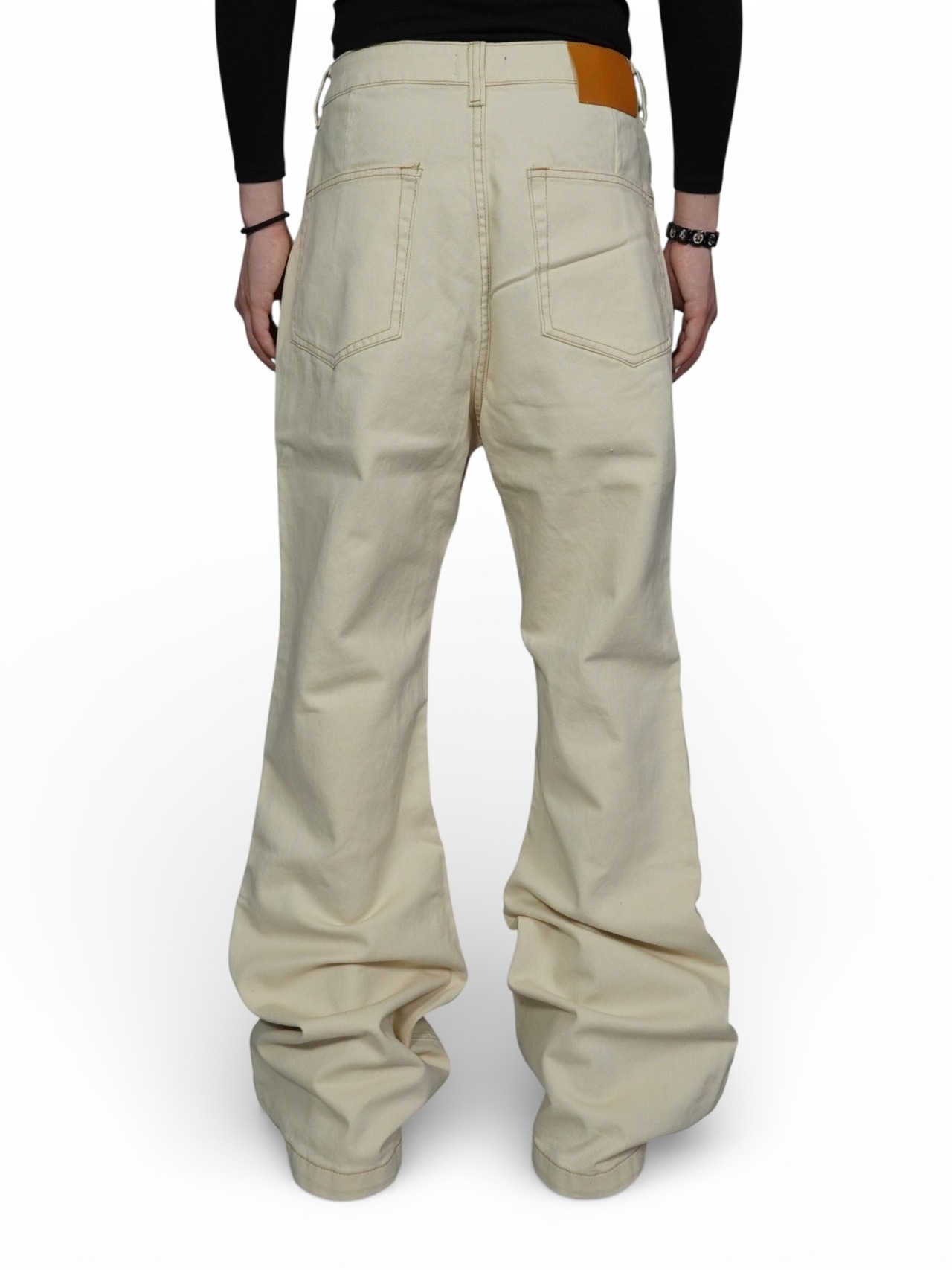 【PLANET STUDIO】sand mist flare denim pants