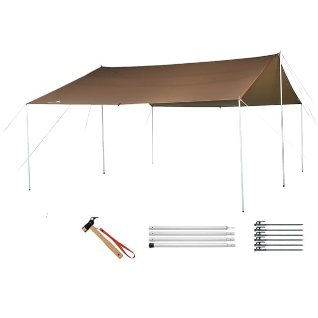 美品 モンベル mont bell Mini Tarp HX ポール セット ミニタープ