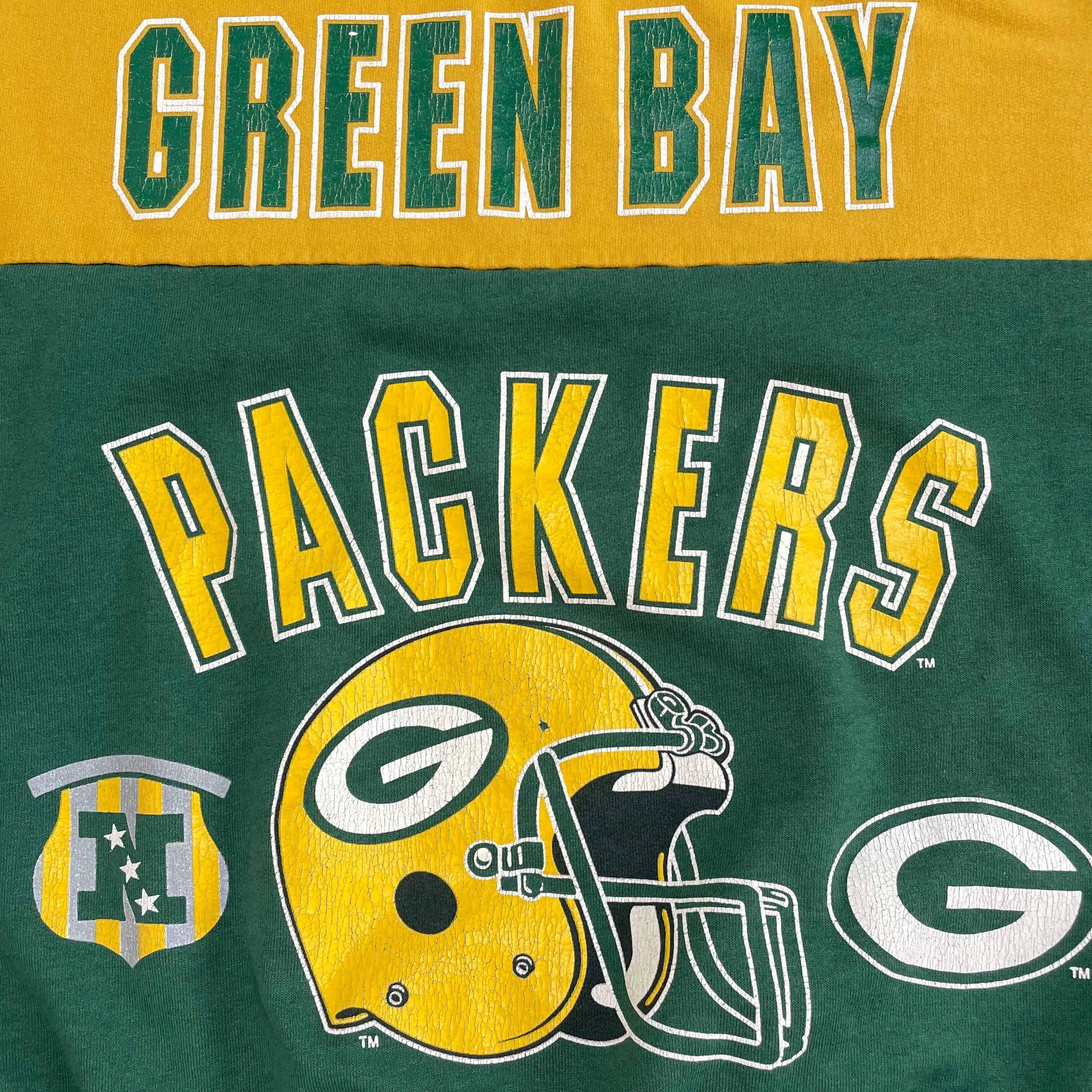 GARAN】80s 90s USA製 NFL GREENBAY PACKERS グリーンベイ・パッカーズ  