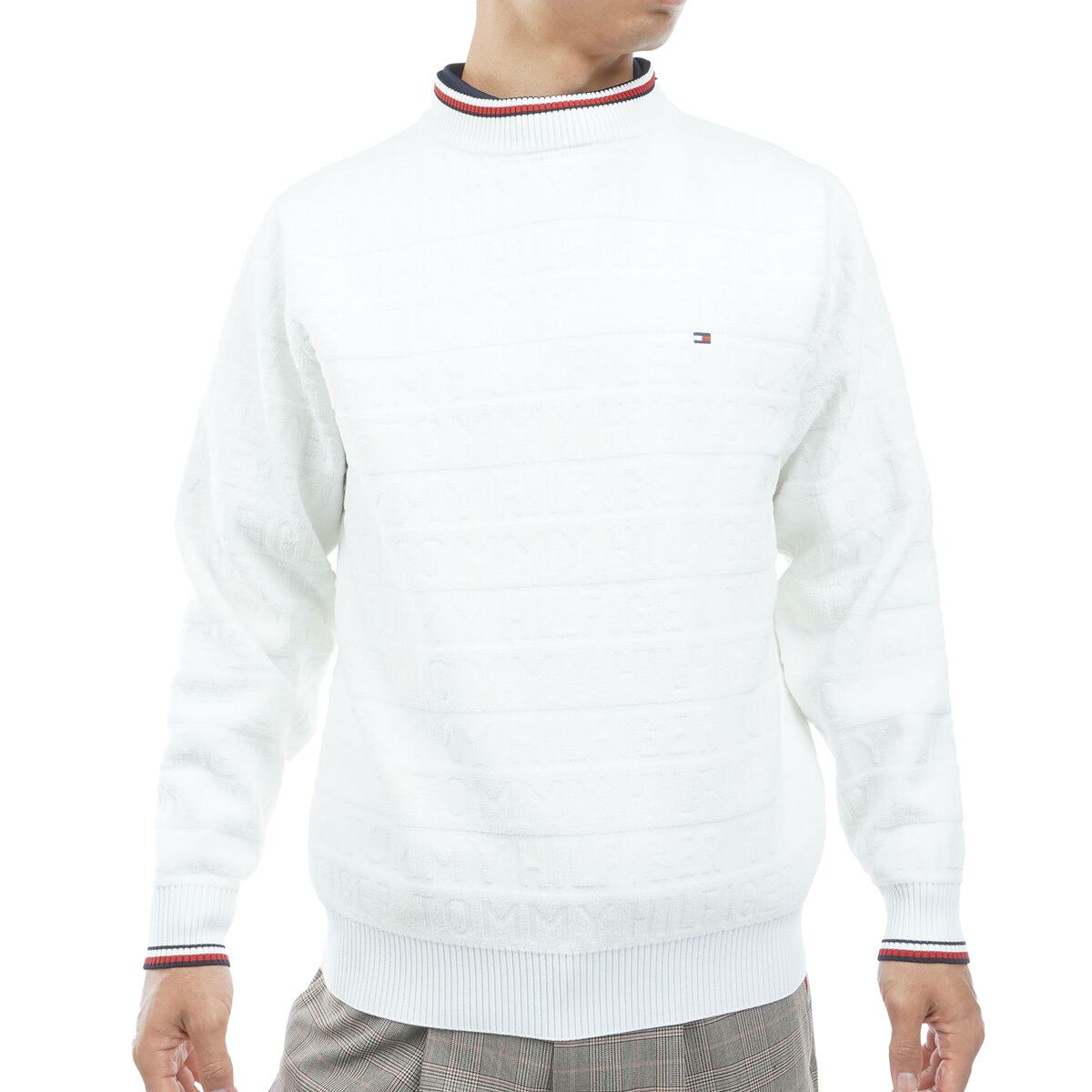 【TOMMY HILFIGER GOLF】ロゴジャガード ハイネックニット