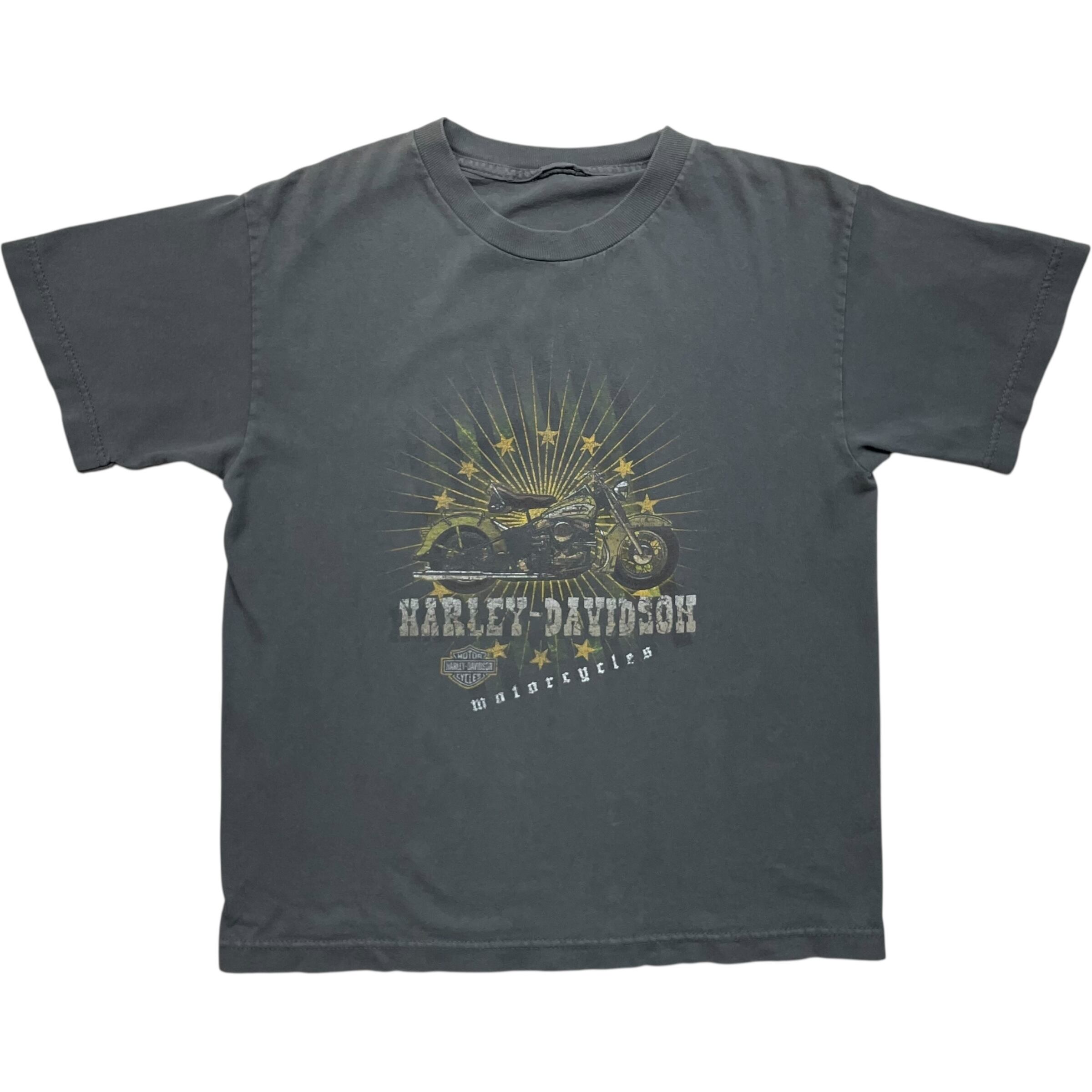 《レディースS》Harley-Davidson ハーレーダビッドソン Tシャツ 両面プリント エンブレム no.8415