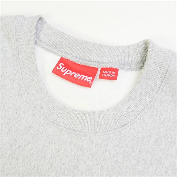 supreme box logo crewneck Heather Grey M