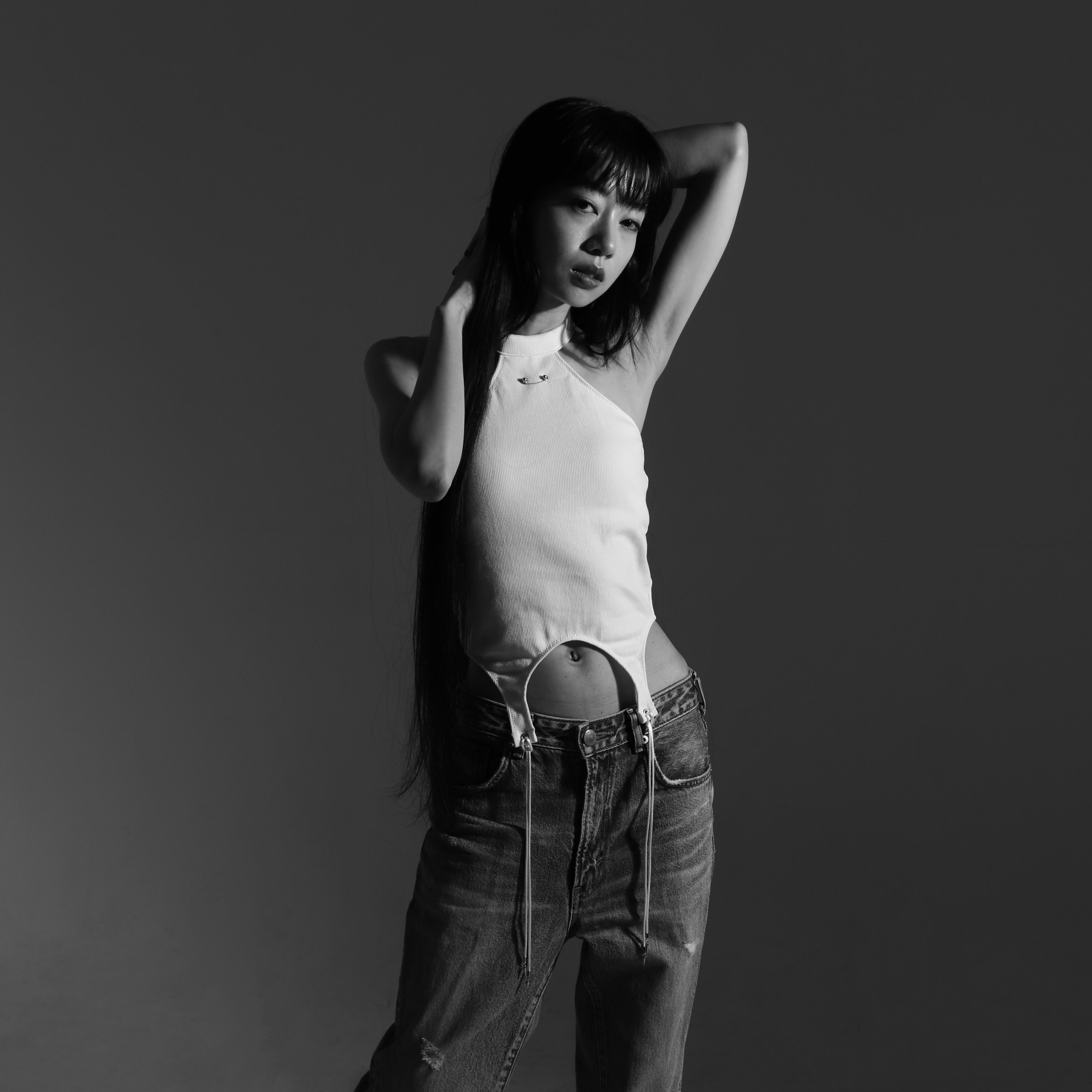 Icon garter tops -white- | SOMEICA