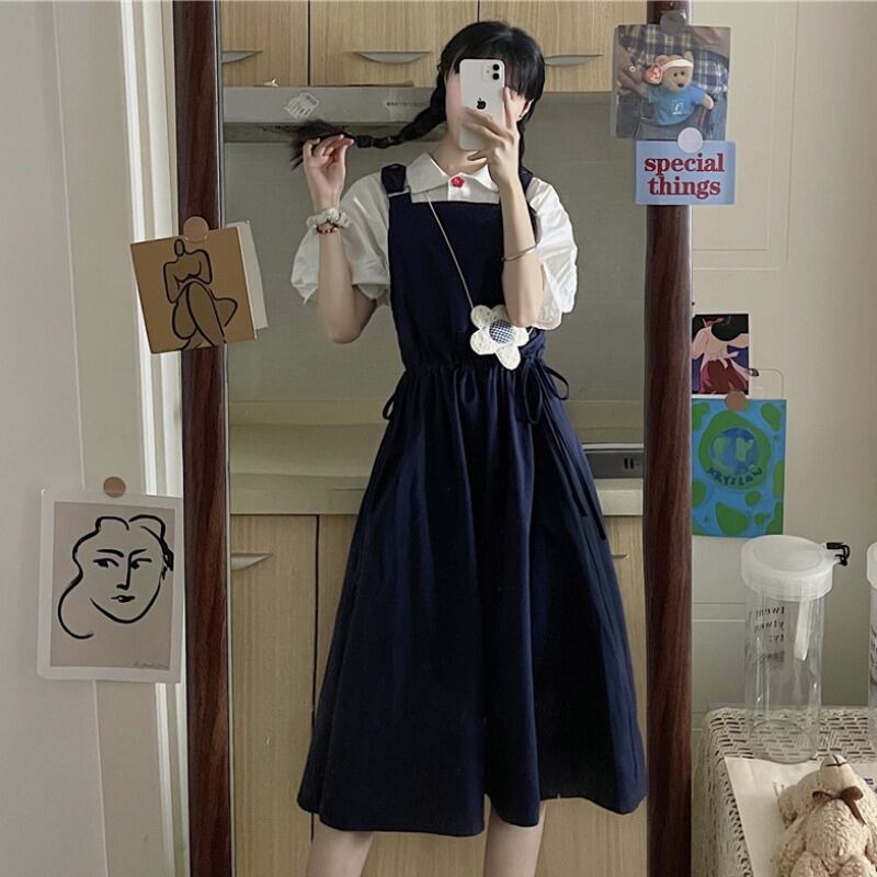 スタイルスカート サマーブラウス ドレス 大人ガーリー スウィート キュート カジュアル 夏物 萌量不足54591561439