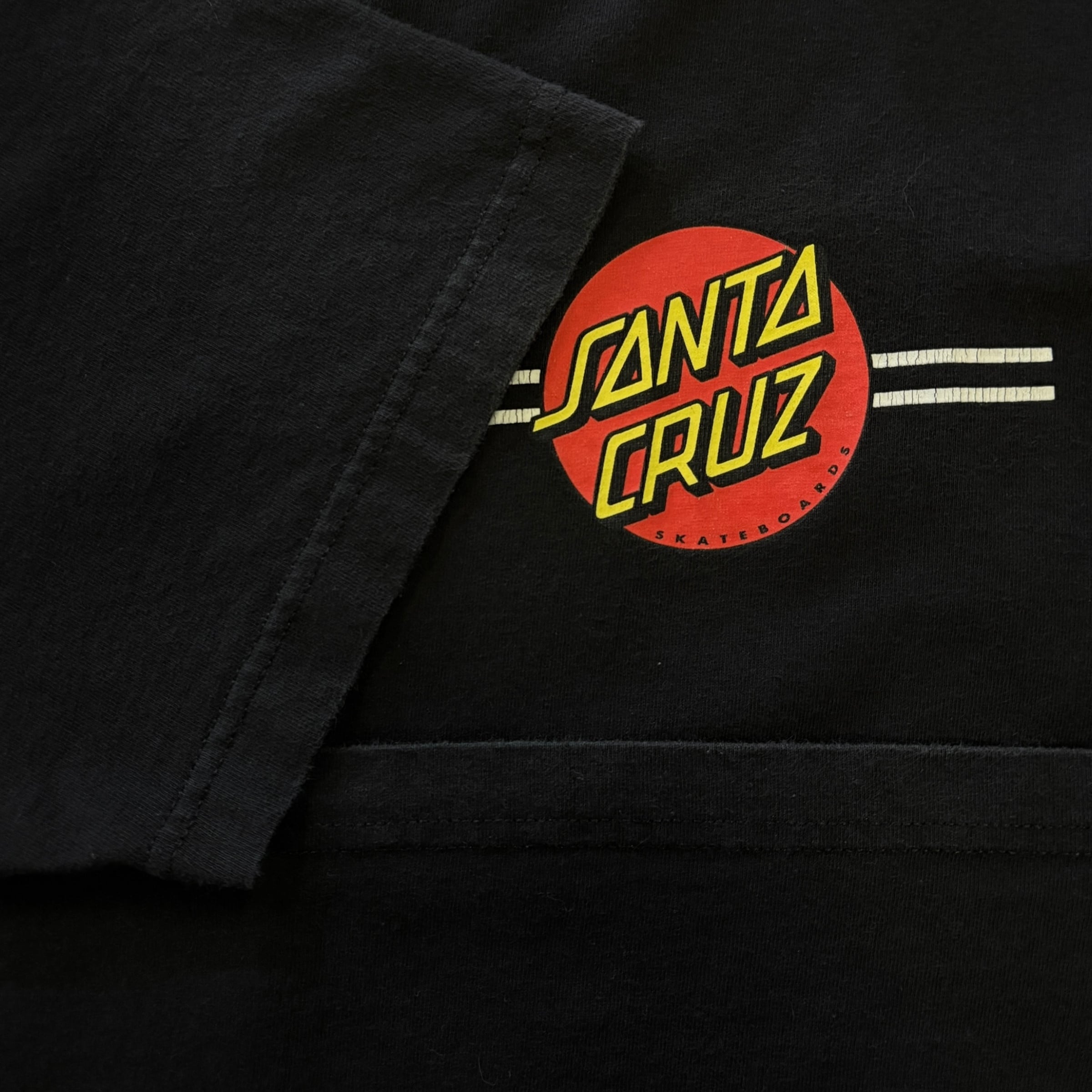 SANTA CRUZ】サンタクルーズ ドットロゴバックプリント Vintage T