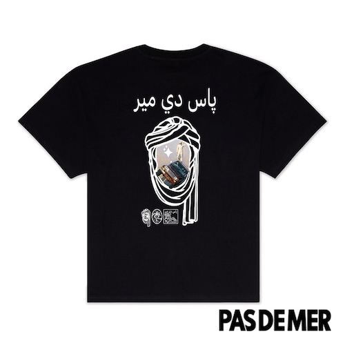 【PAS DE MER/パドゥメ】MIDNIGHT DESERT TEE Tシャツ / BLACK / AW26-14478