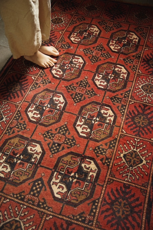 1158-Vintage Baluch rug