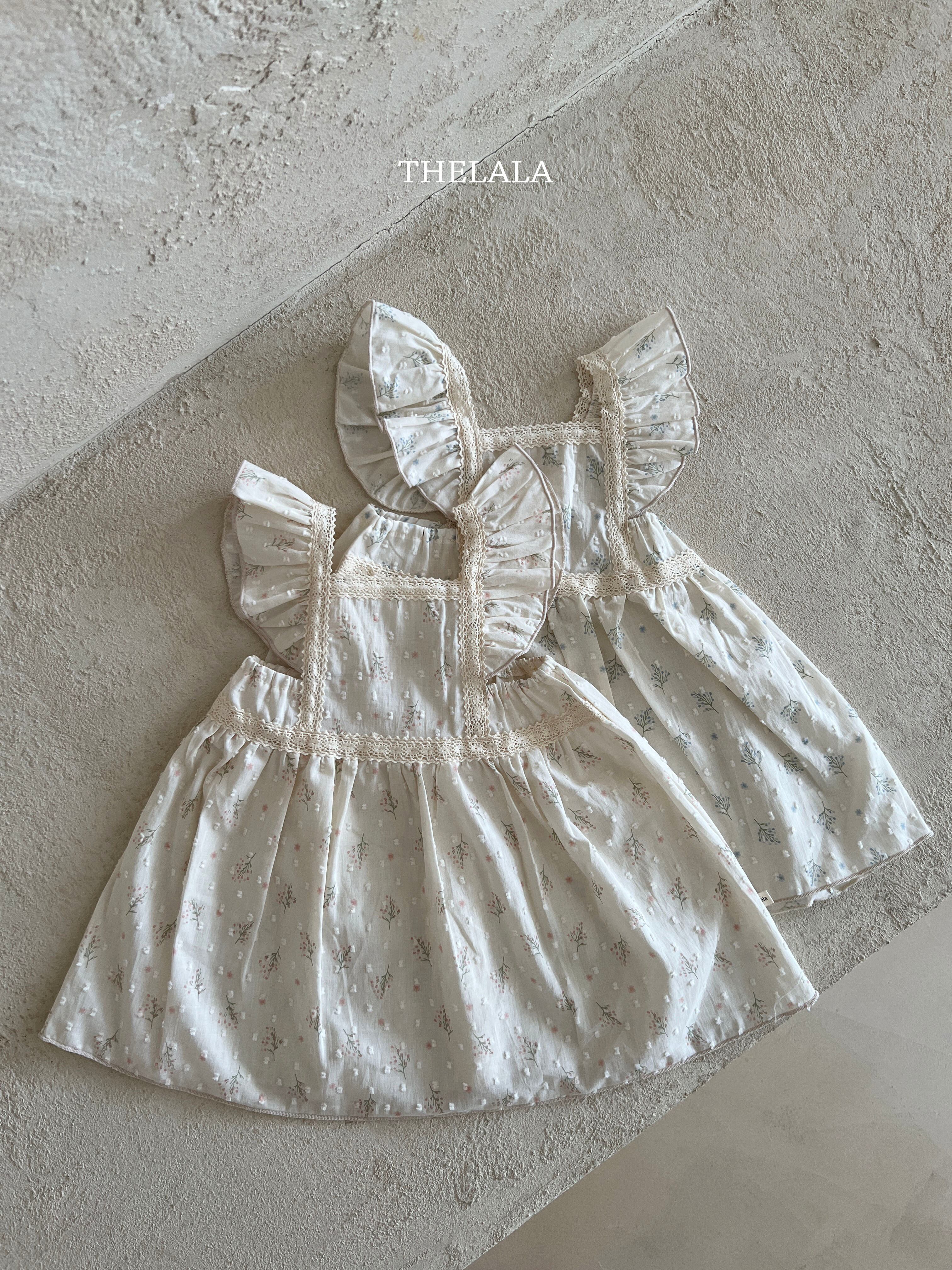 即納┊︎S(2-3y)┊︎フラワーエプロンドレス┊︎THE LALA | fururu