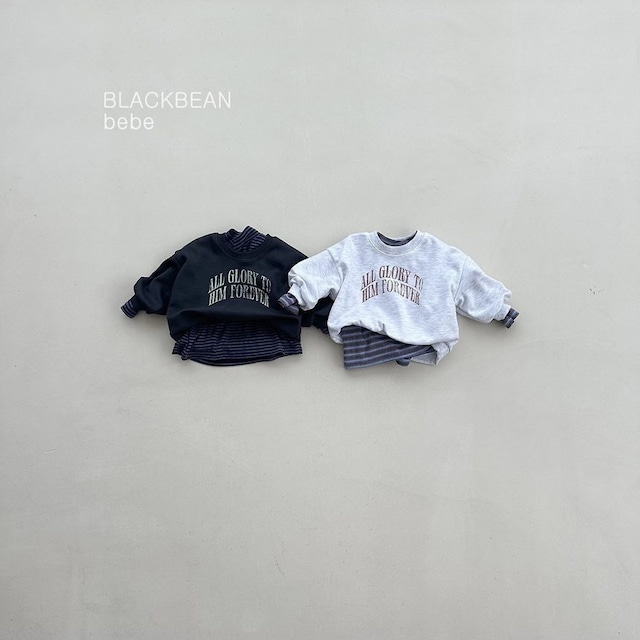 【取寄】blackbean|glory bebe sweatshirt|グローリーベベスウェット|S-M|baby|26 autumn