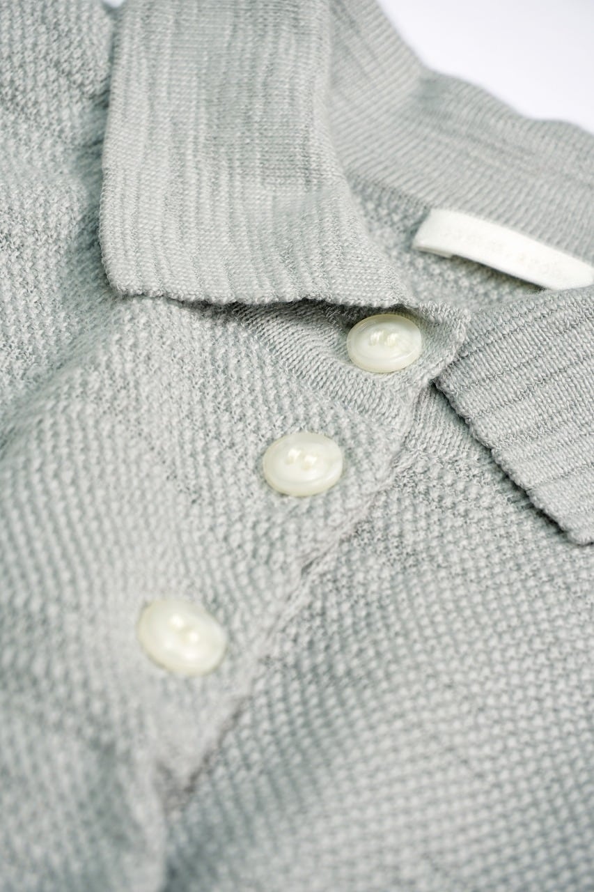 OG Slub Moss Stitch Polo S/S