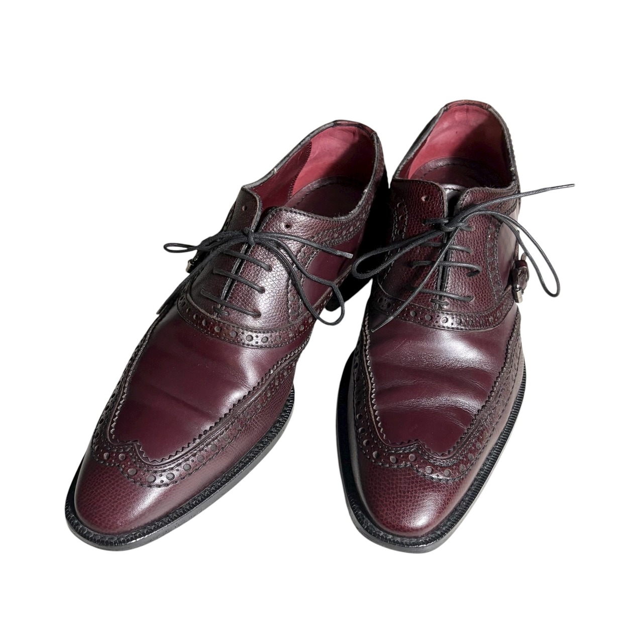 LOUIS VUITTON belt design wingtip shoes