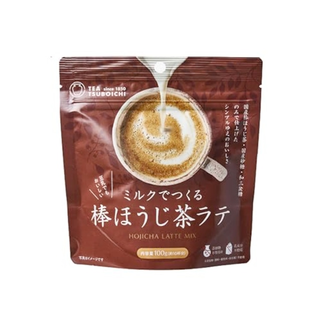つぼ市製茶本舗 つぼ市 ミルクでつくる棒ほうじ茶ラテ 100g