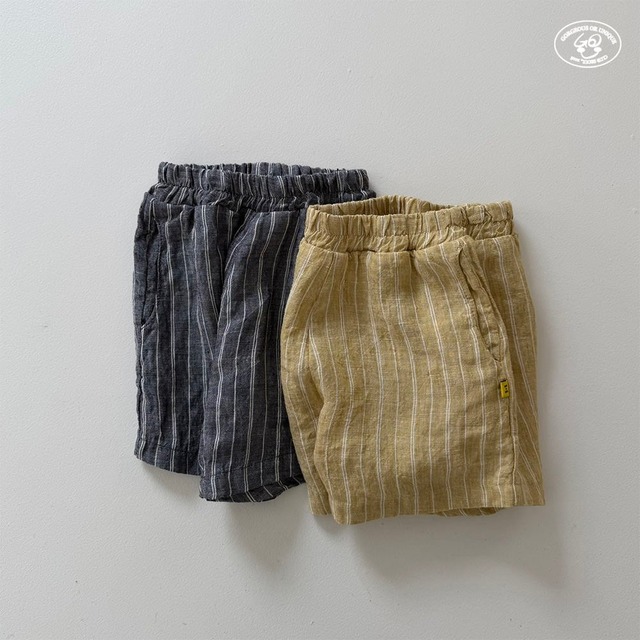【取寄】gou｜linen 100 shorts｜リネン100ショートパンツ｜XS-JL｜kids&jr｜26 summer
