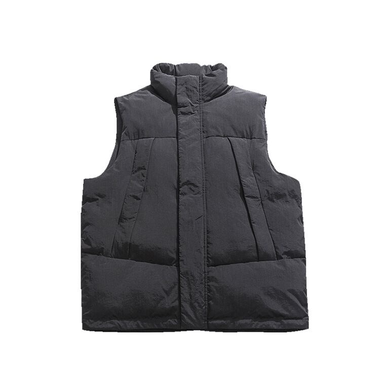 ★WARM STAND-COLLAR COTTON VEST　　A0433