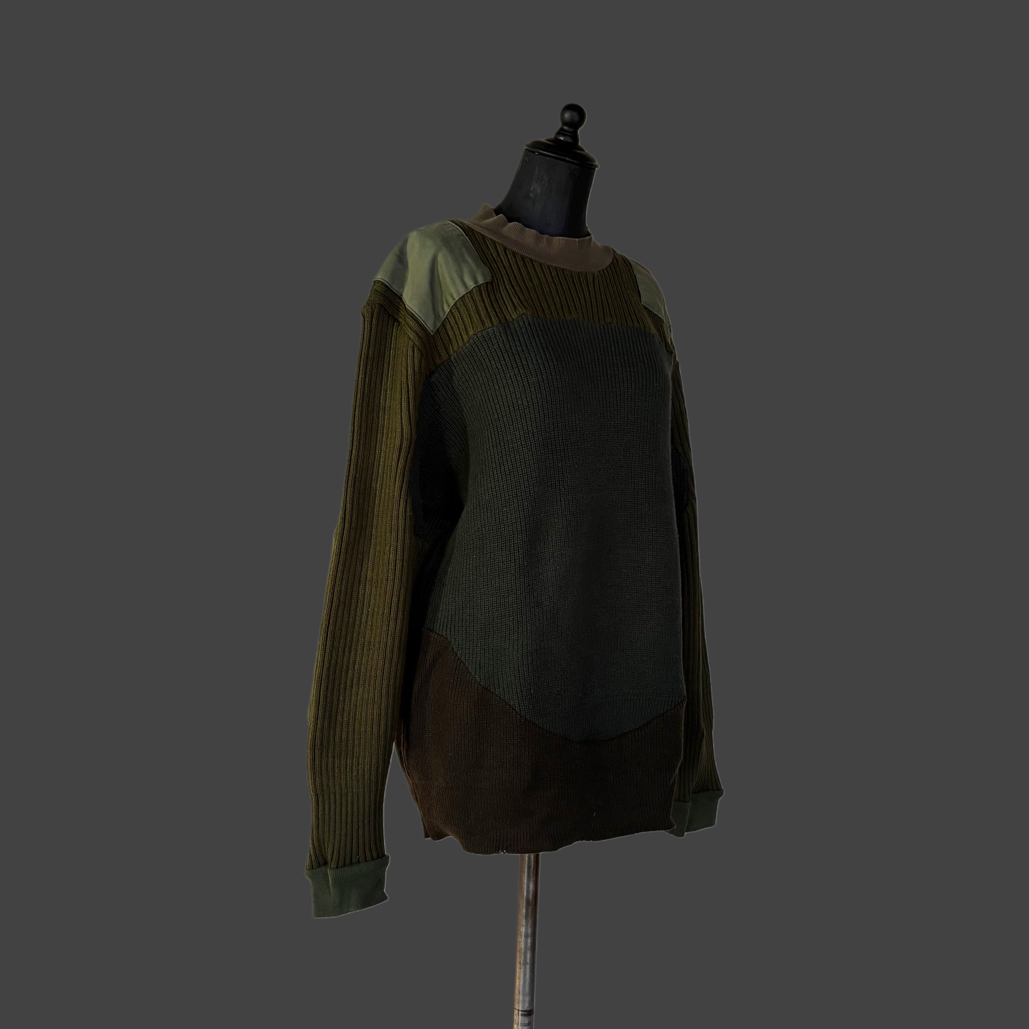 Rebuild Command Knit Sweater khaki 02