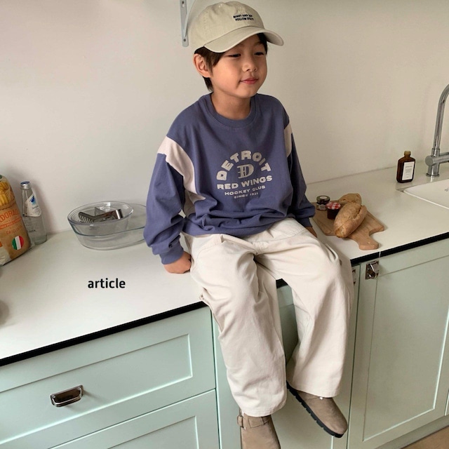 【取寄】article｜detroit print tee｜デトロイトプリントT｜S-JM｜kids&jr｜26 autumn