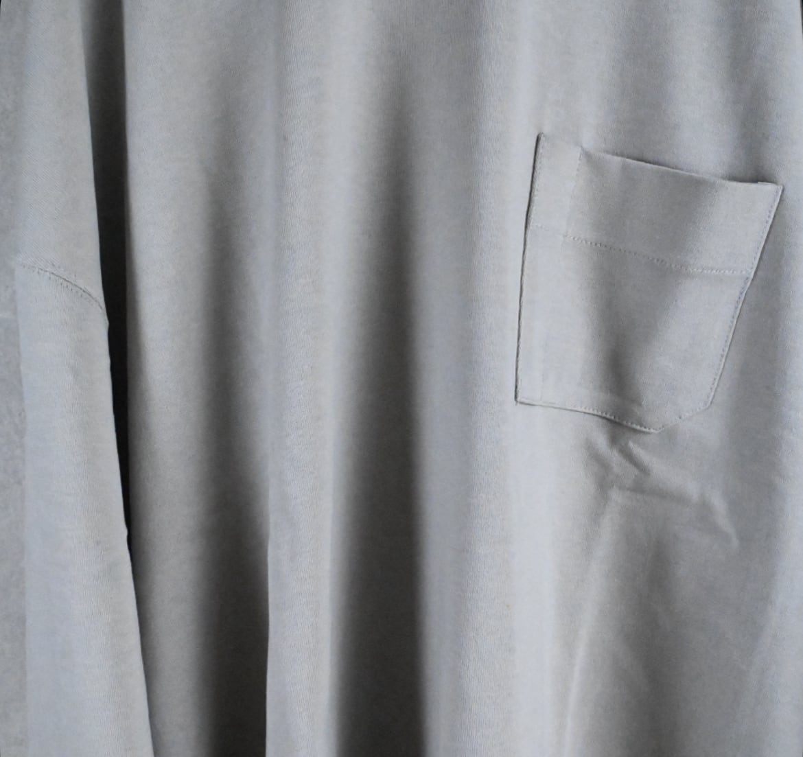 25AW》【AUDIENCE】8oz MVS TENJIKU CROPPED POCKET L/S TEE