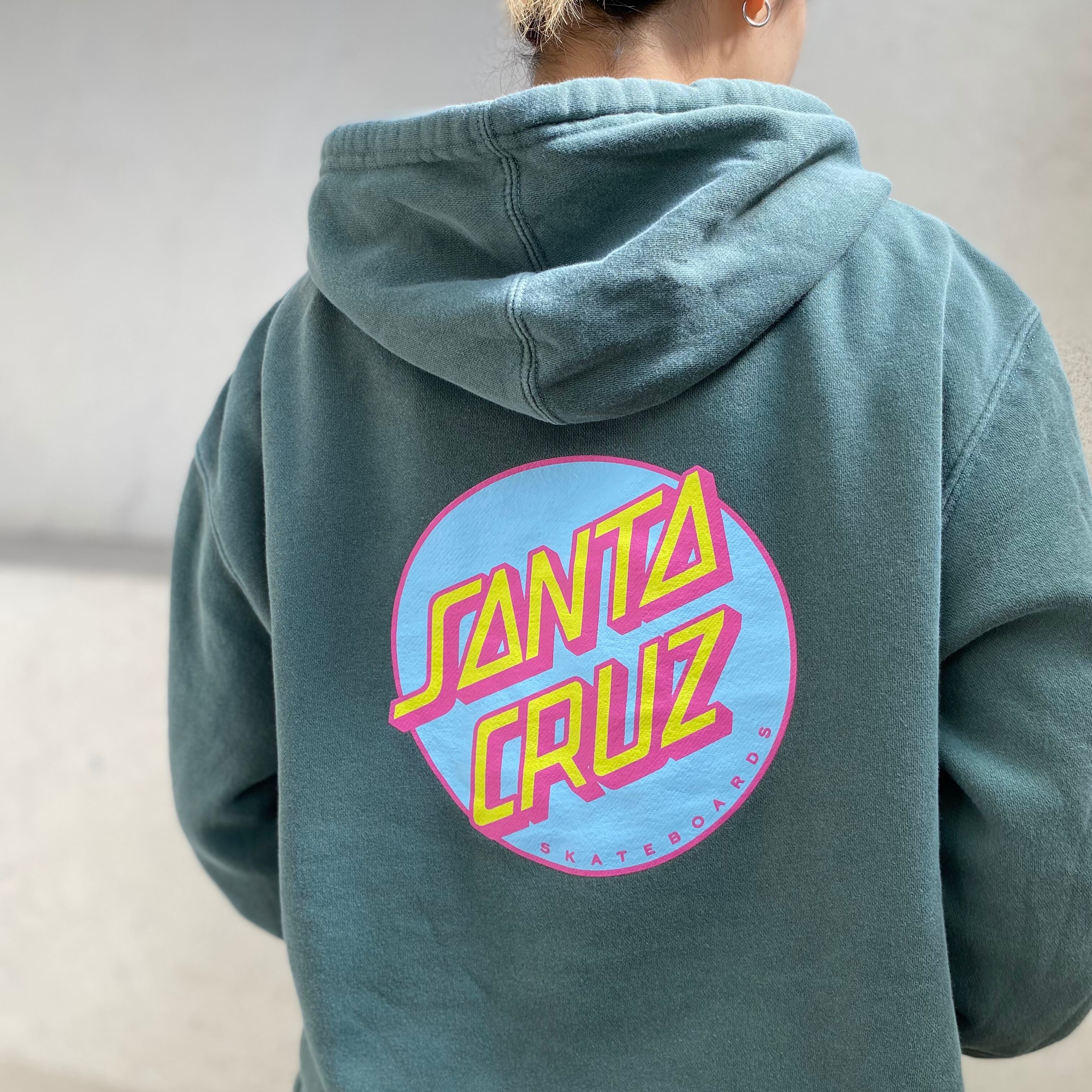 USモデル SANTACRUZ サンタクルーズ パーカー スウェット 白