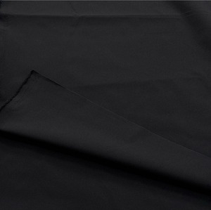 NO022◆2m◆L◆ポリエステル100%ややコシありサラッとした風合い生地★ブラック
