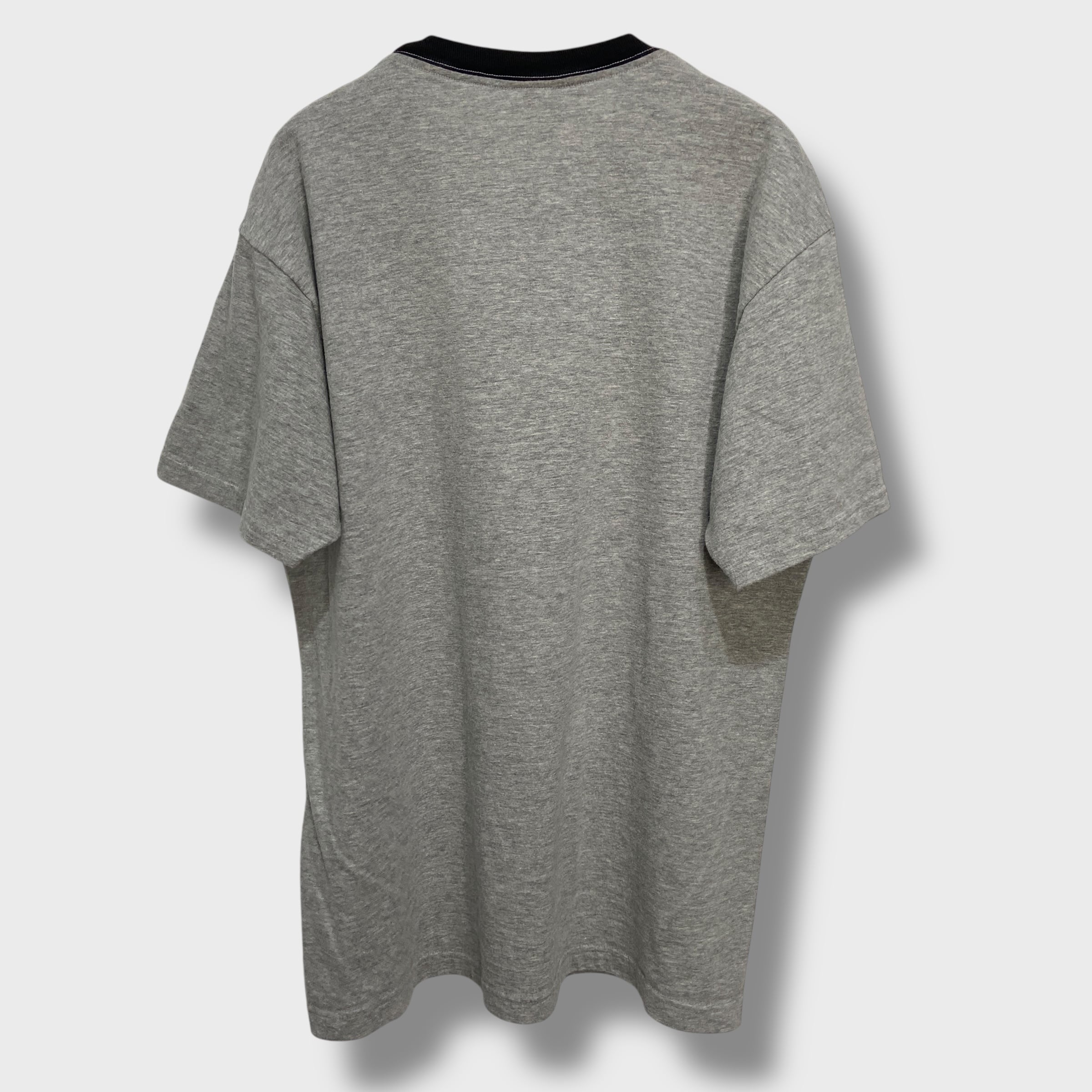 90s POLO SPORT ラルフローレン 星条旗ロゴTシャツ リンガーネック