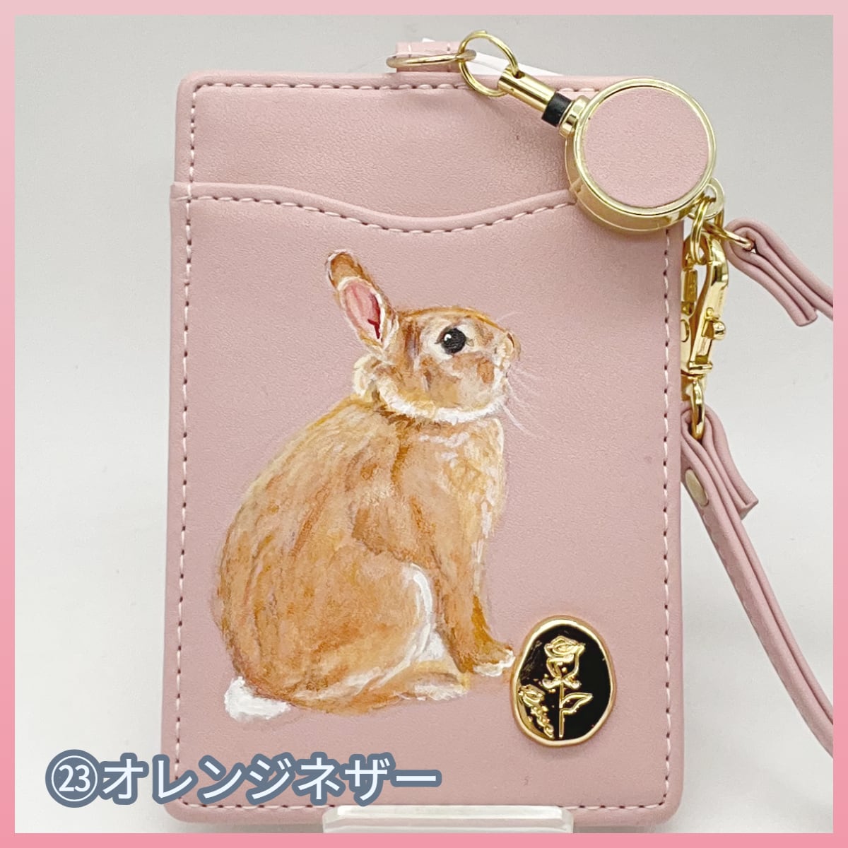 新柄入荷】CECIL リール付きパスケース うさぎ | うさぎセレクト