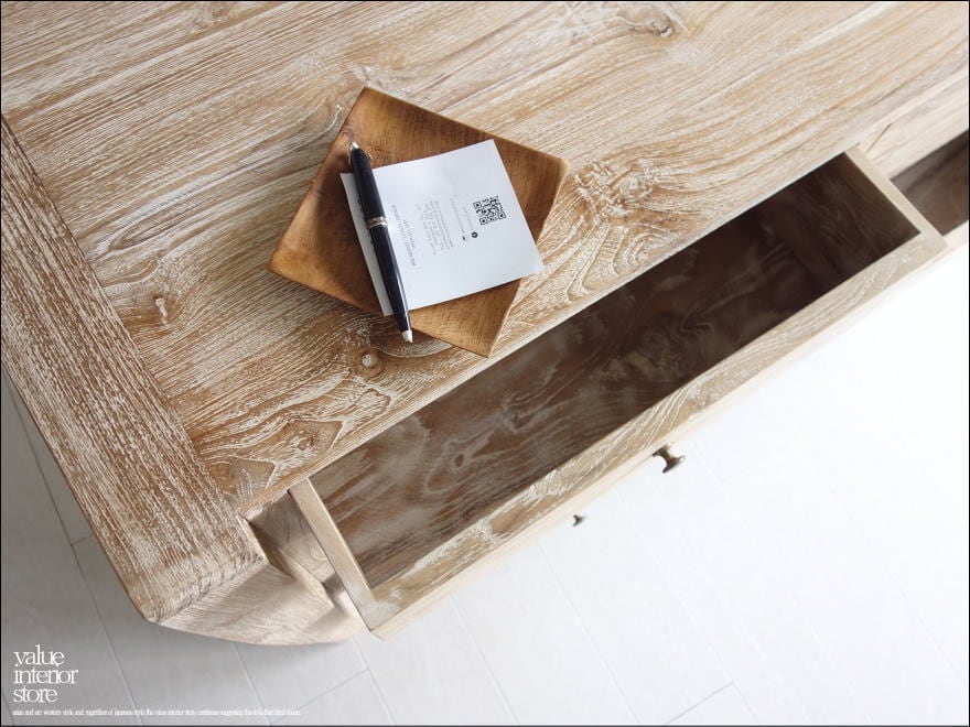 総無垢材 チークチェストCraf/WW タンス 整理箪笥 収納タンス