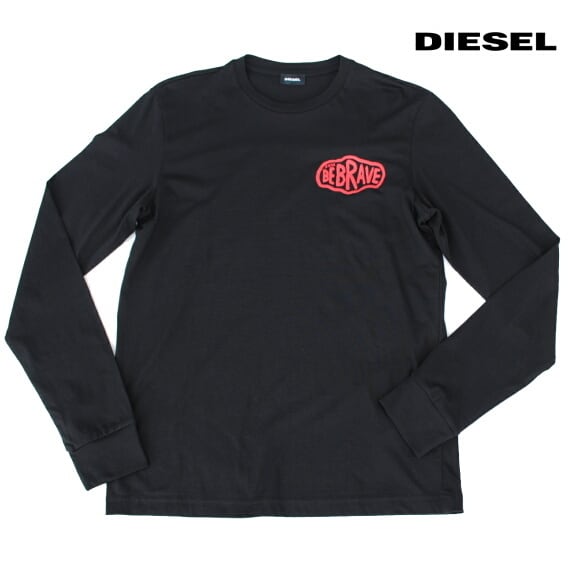 DIESEL ディーゼル Tシャツ 長袖 プリント Tシャツ ロンT メンズ　T-DIEGO-LS-K24 BLACK 2021年秋冬モデル |  BEES HIGH powered by BASE