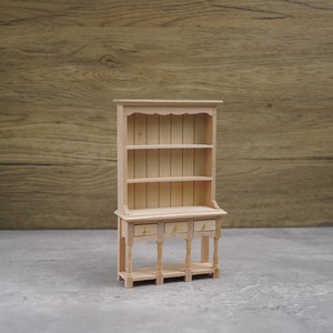 020-30053　ミニチュア家具　cabinet&shelf　キャビネット3d