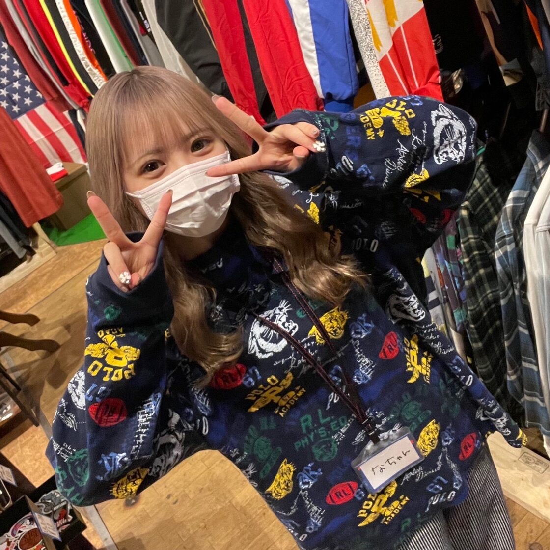 POLO RALPH LAUREN ポロ ラルフローレン サーマル Tシャツ ロゴ 総柄
