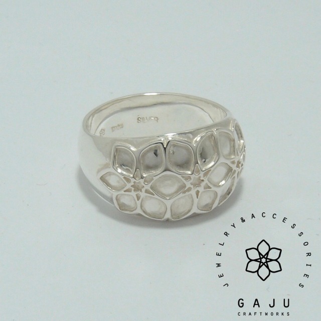gajuvana Trinity wide ring (medium) | GAJU