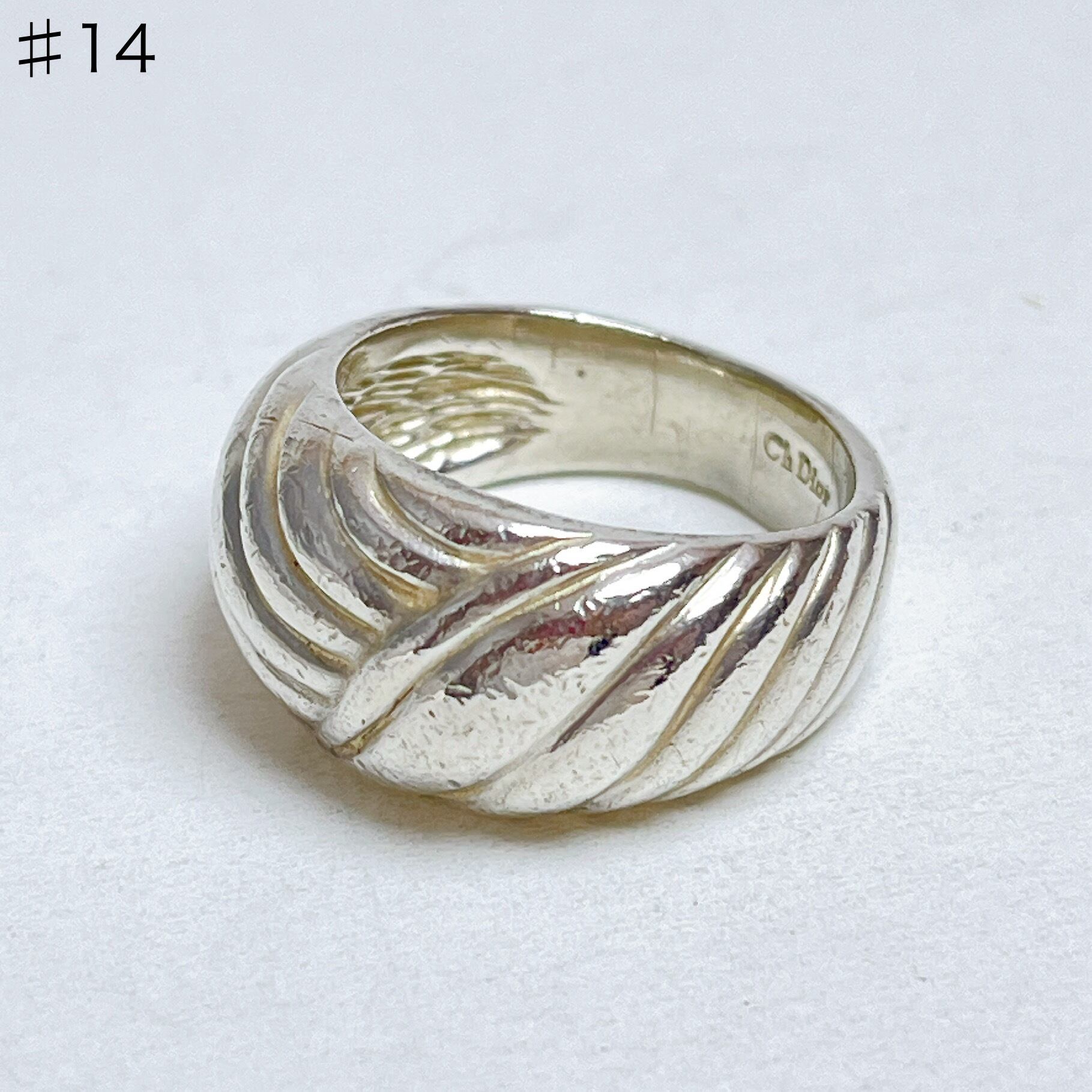 90～00s GOODENOUGH/College ring/16号相当/GE刻印/カレッジリング