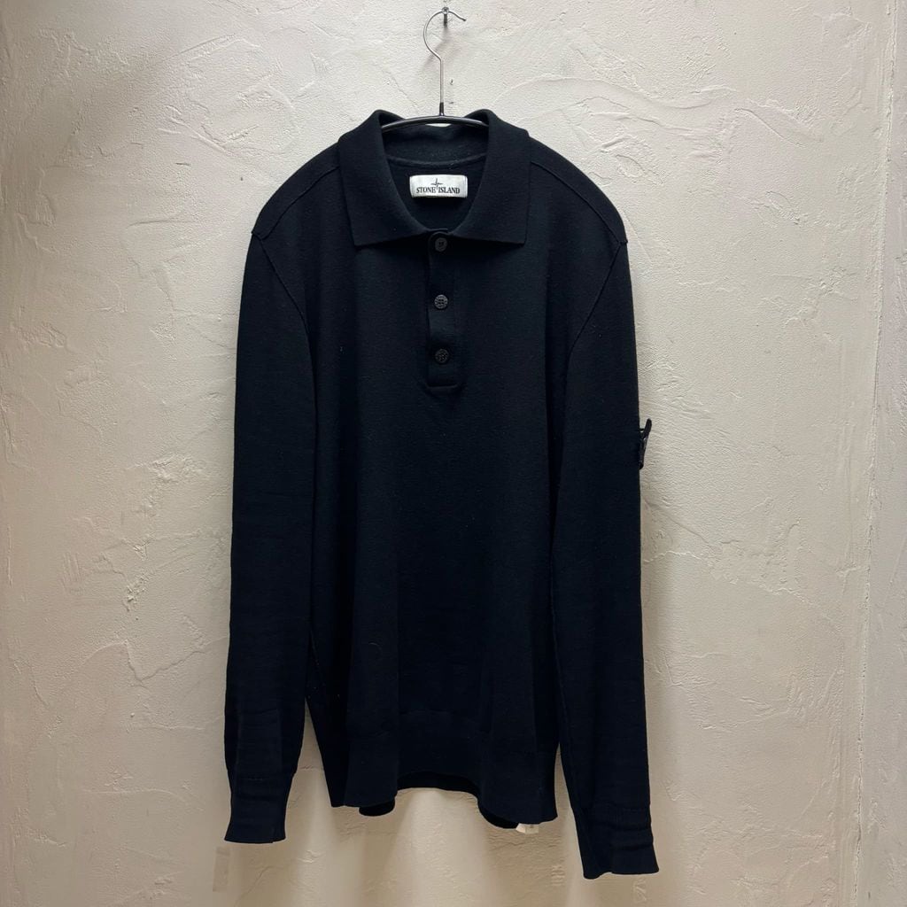 STONE ISLAND ストーンアイランド KNIT POLO SHIRT ニットポロ STONE ISLAND ストーンアイランド KNIT POLO SHIRT ニットポロ
