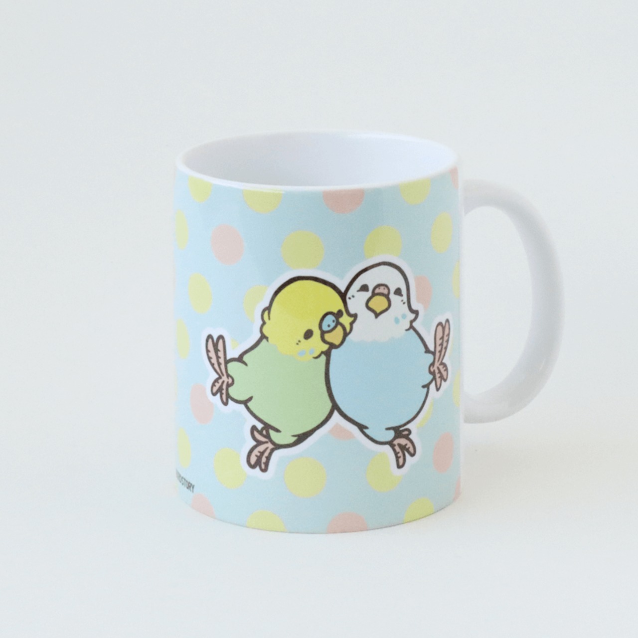 マグカップ（HAPPY BIRD LIFE / セキセイインコ）BIRDSTORY