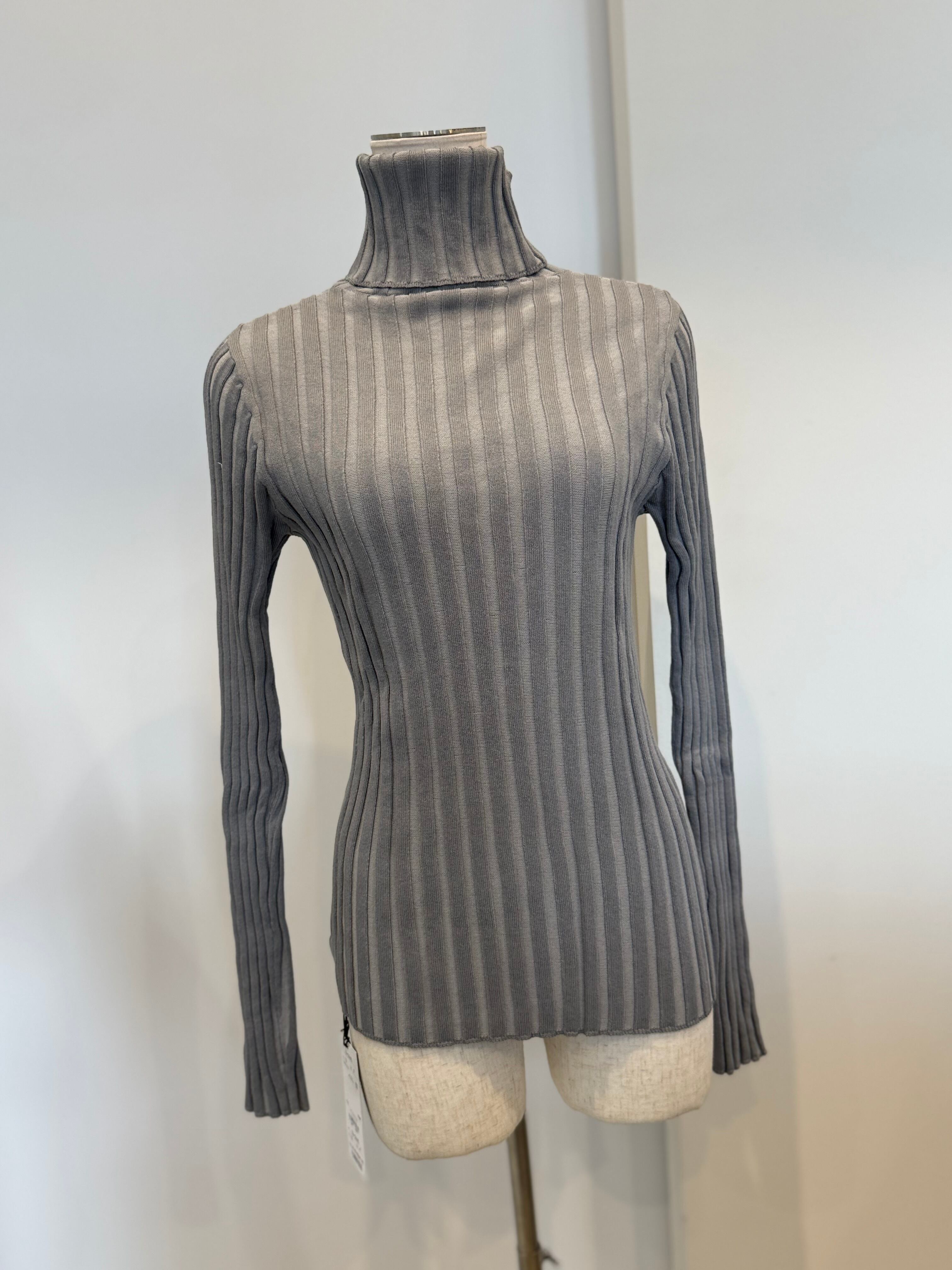 【SELECT】ワイドリブタートルプルオーバー 19-0445