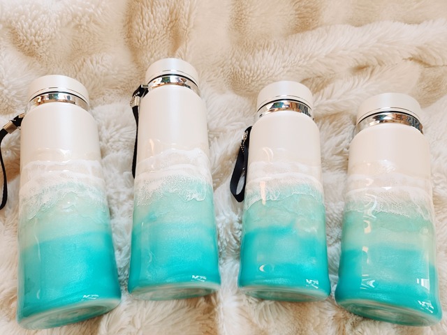 488.オーシャンレジンアート ステンレスボトル1000ml