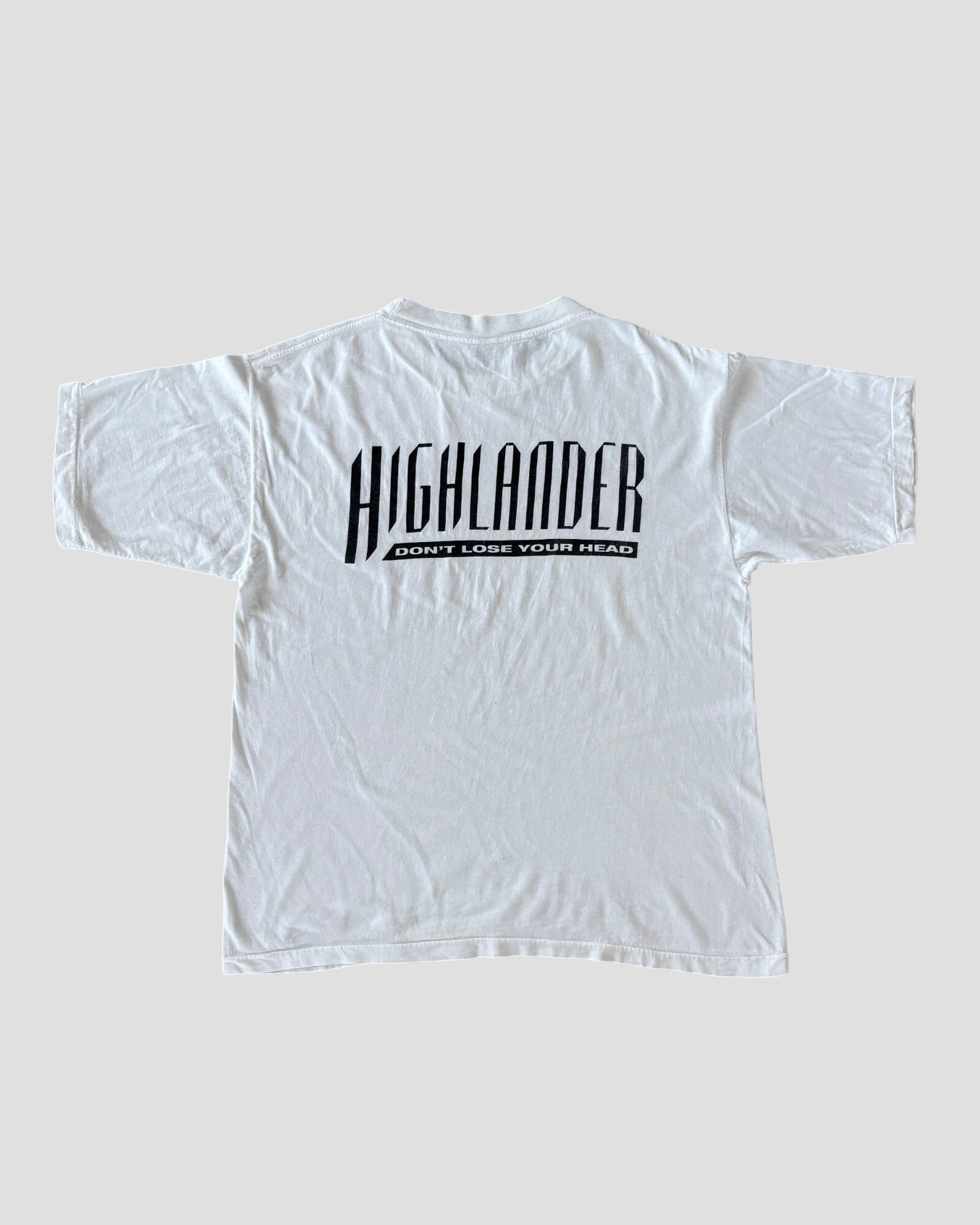 ト*ス様 80〜90年代HIGHLANDER official Tシャツ HIGHLANDER- Movie T-shirt made in USA | BEGGARS BANQUET公式通販