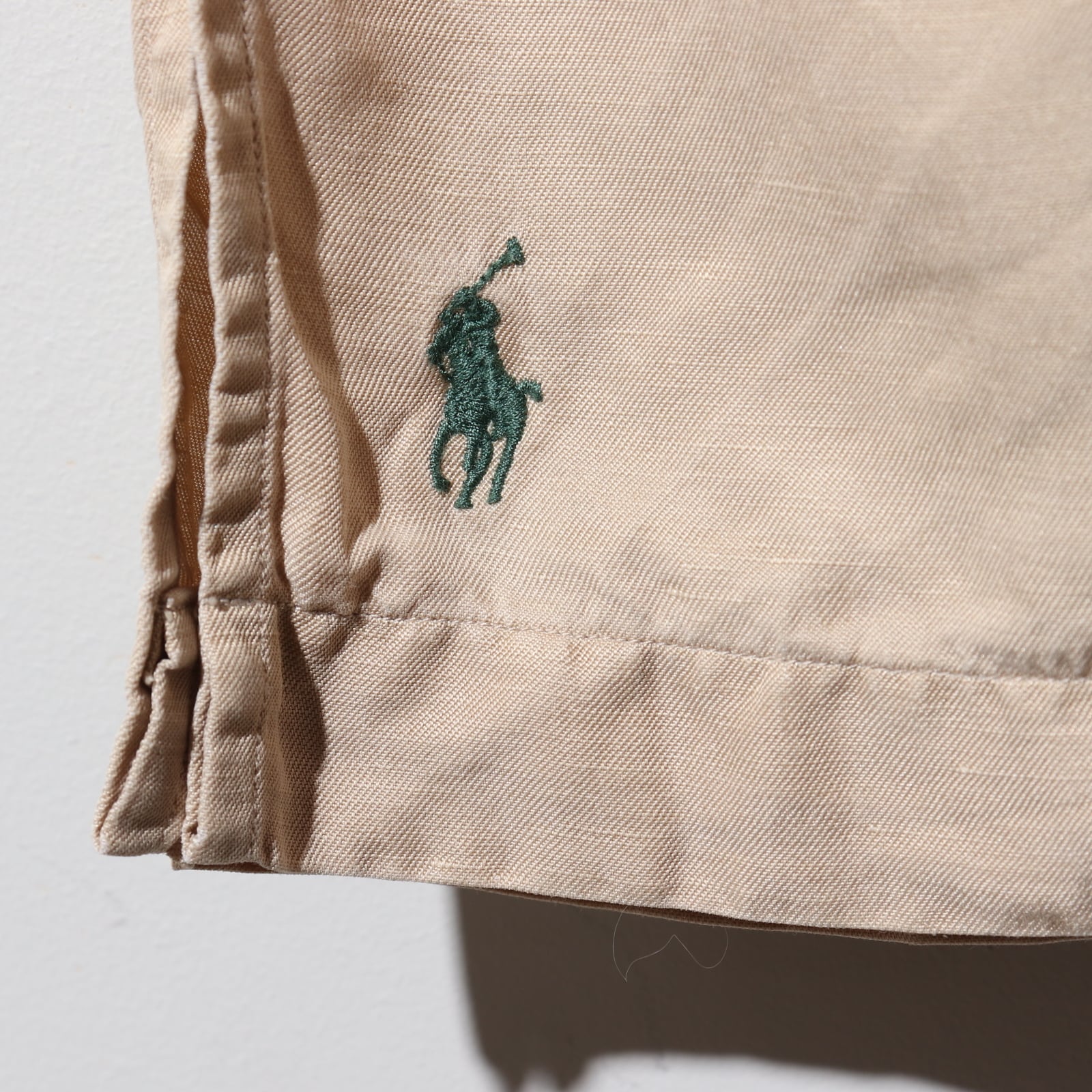 美品 XL タン Caldwell ポロラルフローレン 半袖開襟シャツ ベージュ  