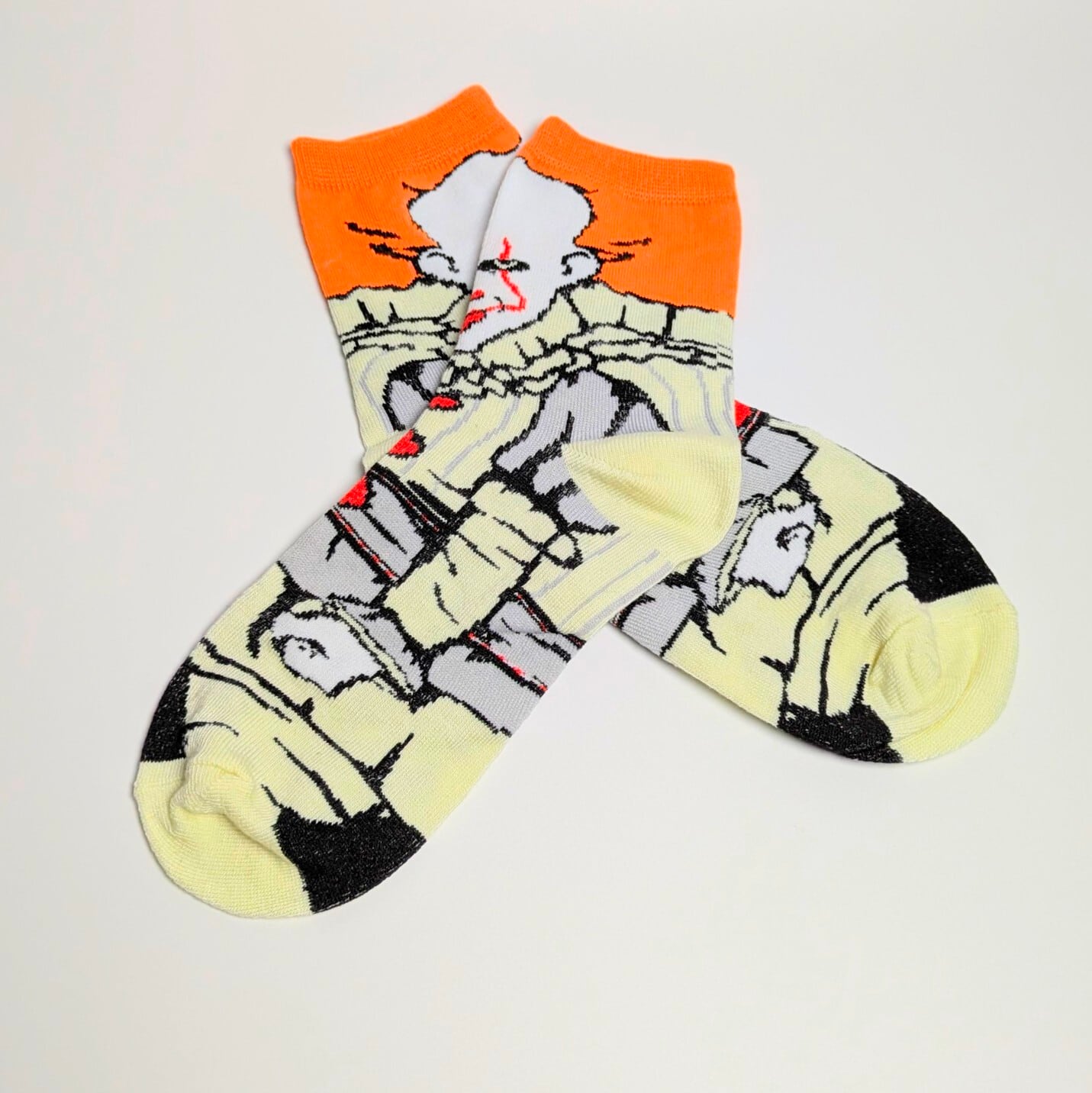 【 crew socks / クルーソックス 】【D】『 HORROR MOVIE Character Socks 5P SET 』ホラー映画キャラソックス5足セット 〚アメリカン雑貨 アメトイ〛