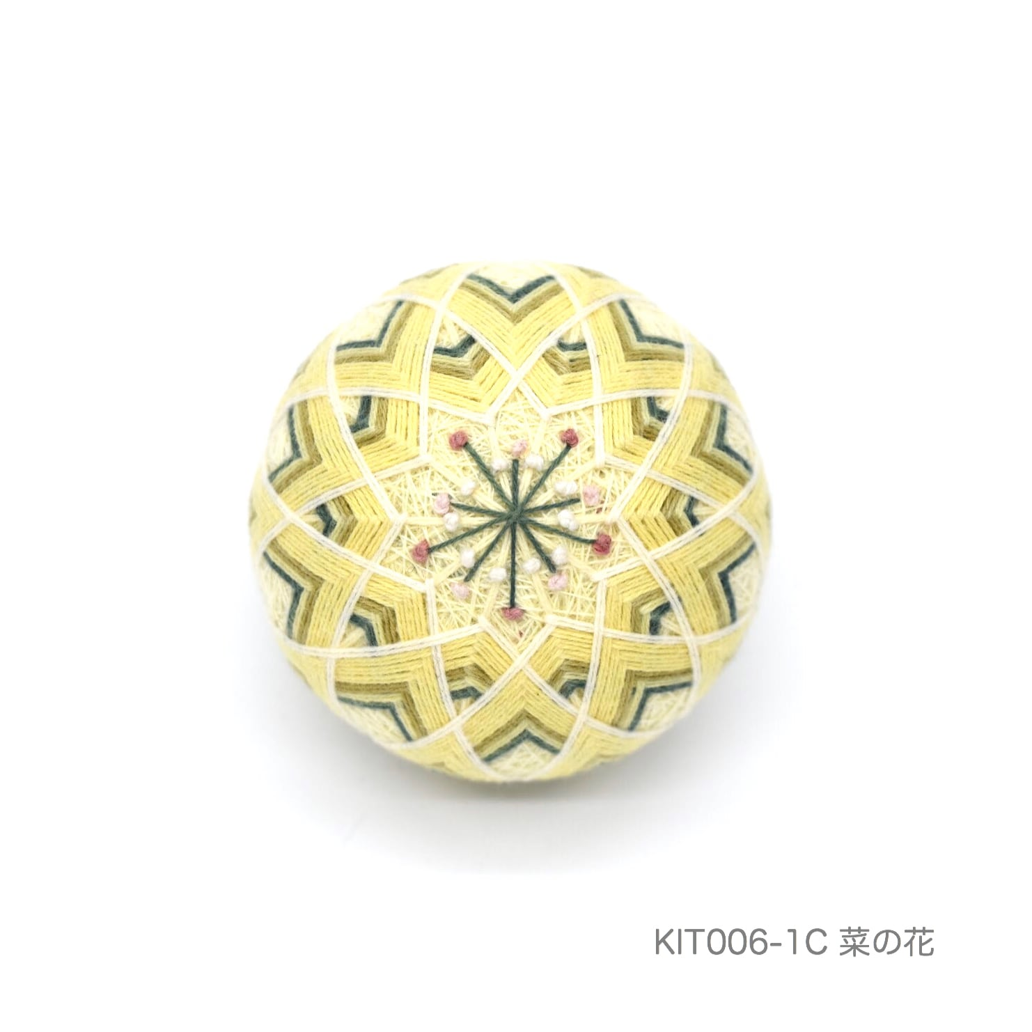 ◇動画付き◇手まりキット「ひな桜」（テキストあり）_KIT006-3 | 讃岐