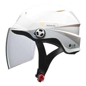【公式】ZORK　ハーフヘルメット　ホワイト　大きめフリー