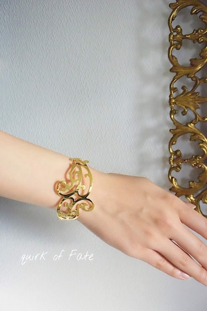 Arabesque Design Bangle “double” gold アラベスクバングル ダブル ゴールド