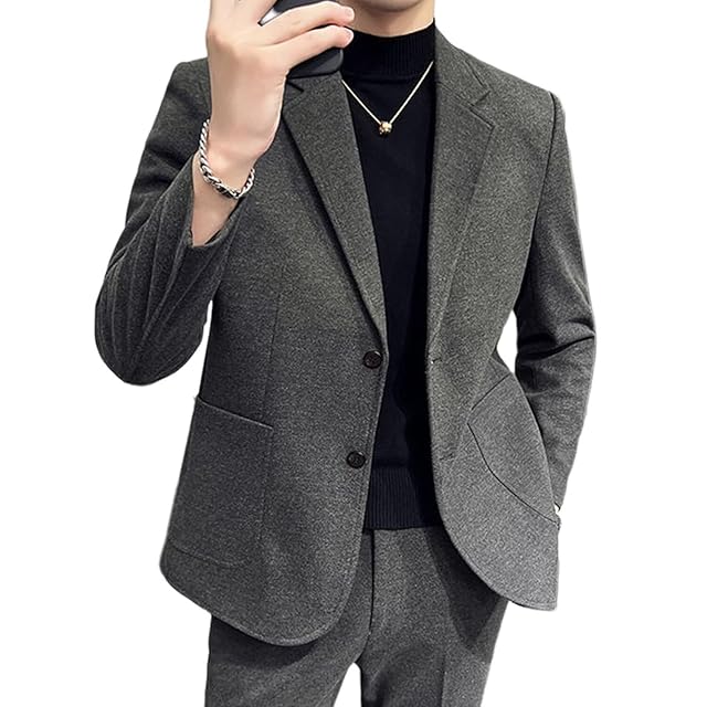 evan kinori ジップアップ ブルゾン ダークグレー EVAN KINORI(エヴァン キノリ) /Zip Jacket Two Kasuri Wool Check