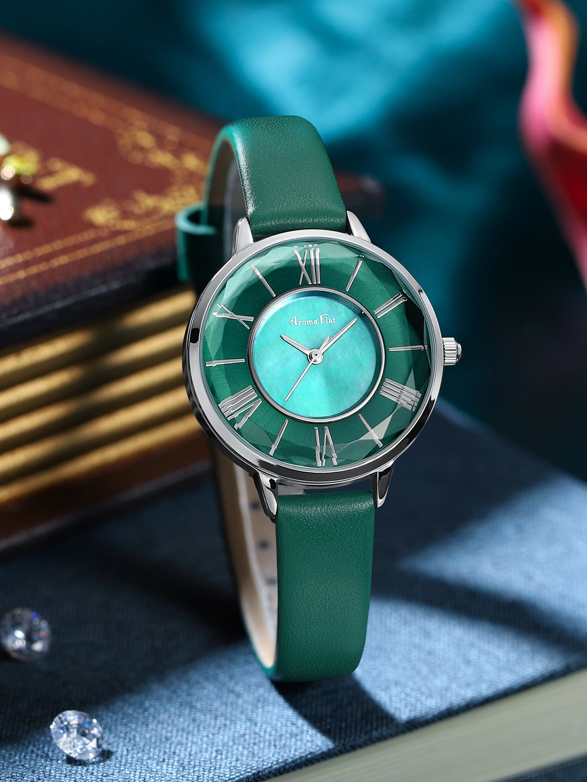 AromaFlat AF-Z1004 Classic(Green) 腕時計 レディース | AromaFlat