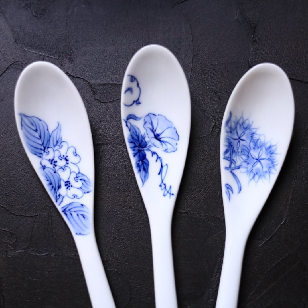 AS 平戸松山窯 彩花スプーン | 芦屋貴兆陶家 online shop