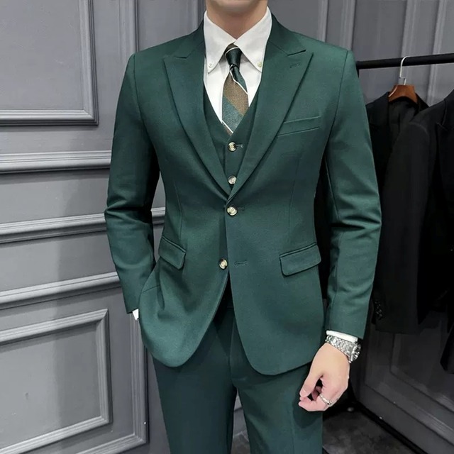 スタンダード カジュアルスーツ スリーピース 4カラー A2401