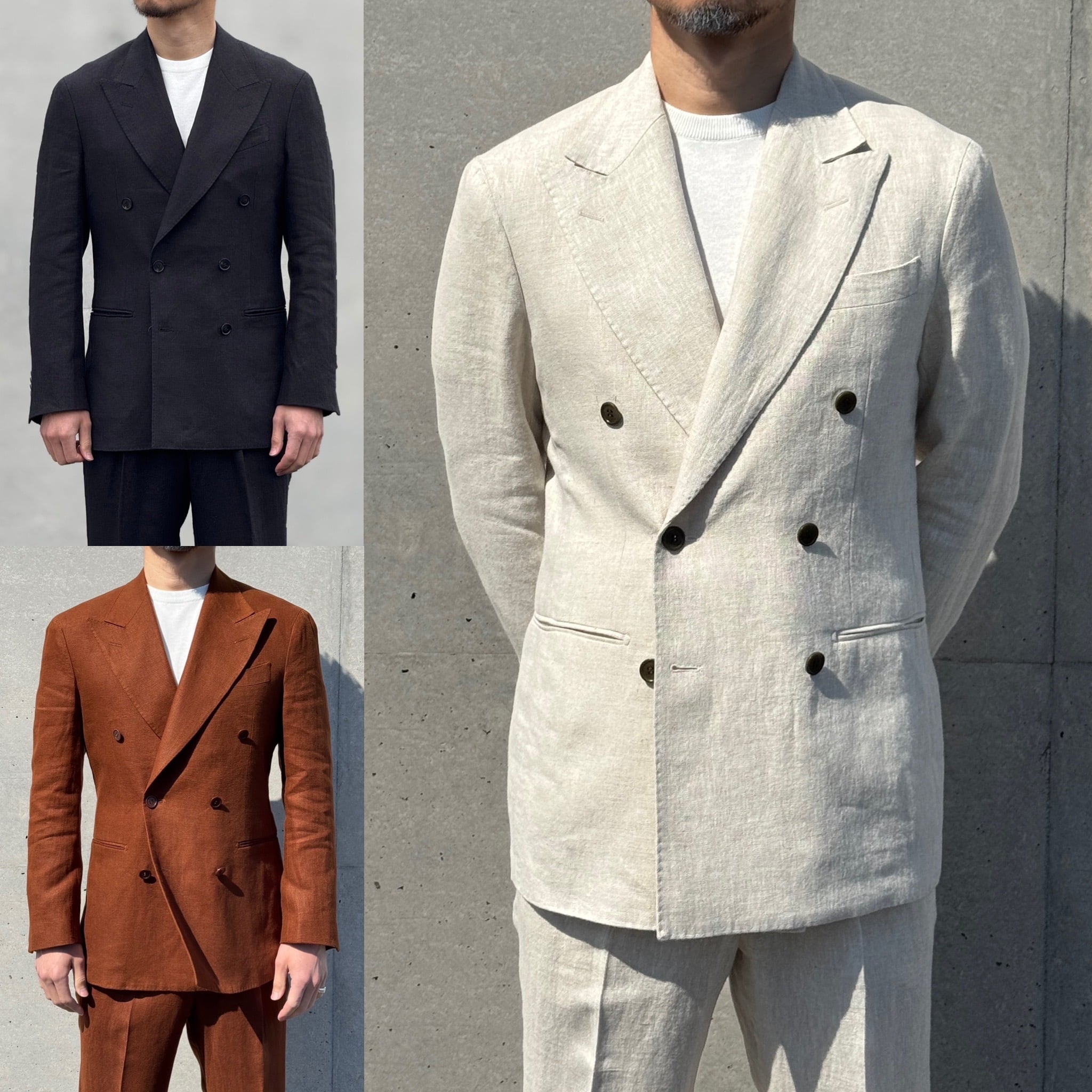 リネンダブルセットアップ【高品質】