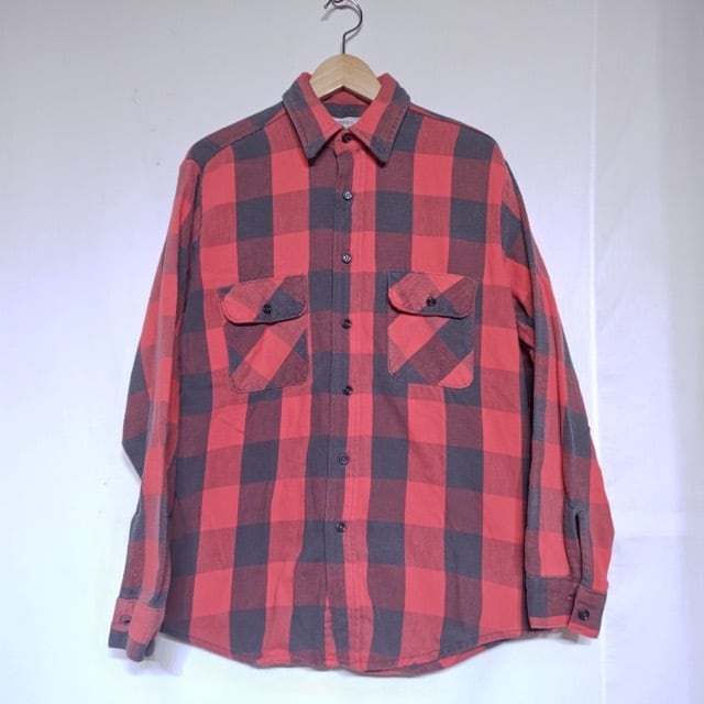 1980s FIVE BROTHER Heavy Flannel Shirt / ブロック チェック