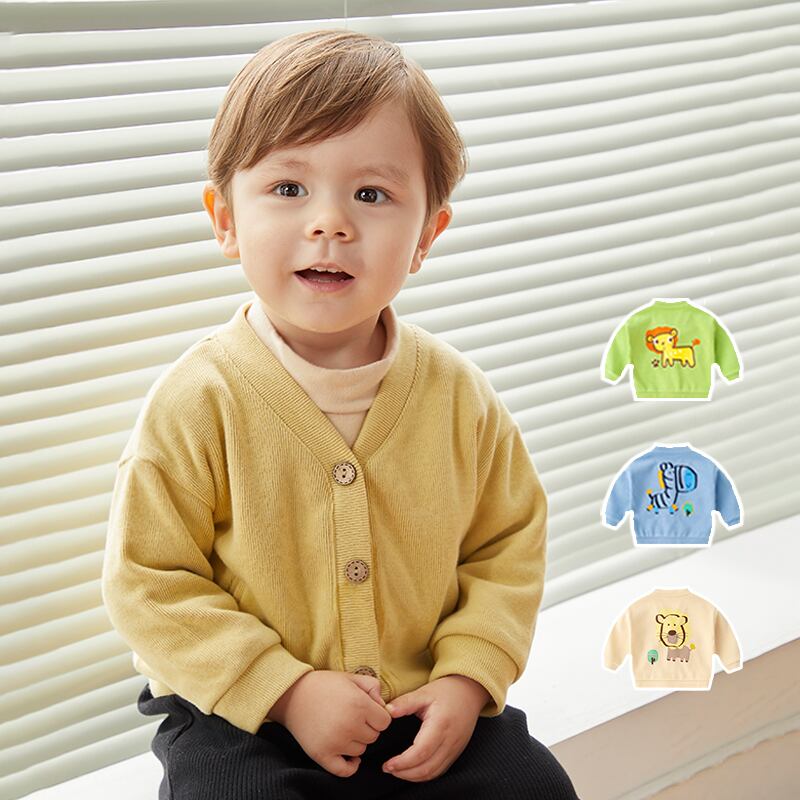 春と秋の幼児用ジャケット、赤ちゃん、ニットカーディガントップス、男の子、エグインスタイル、子供服、赤ちゃんの秋のトレンド Duduベイビー21049675363