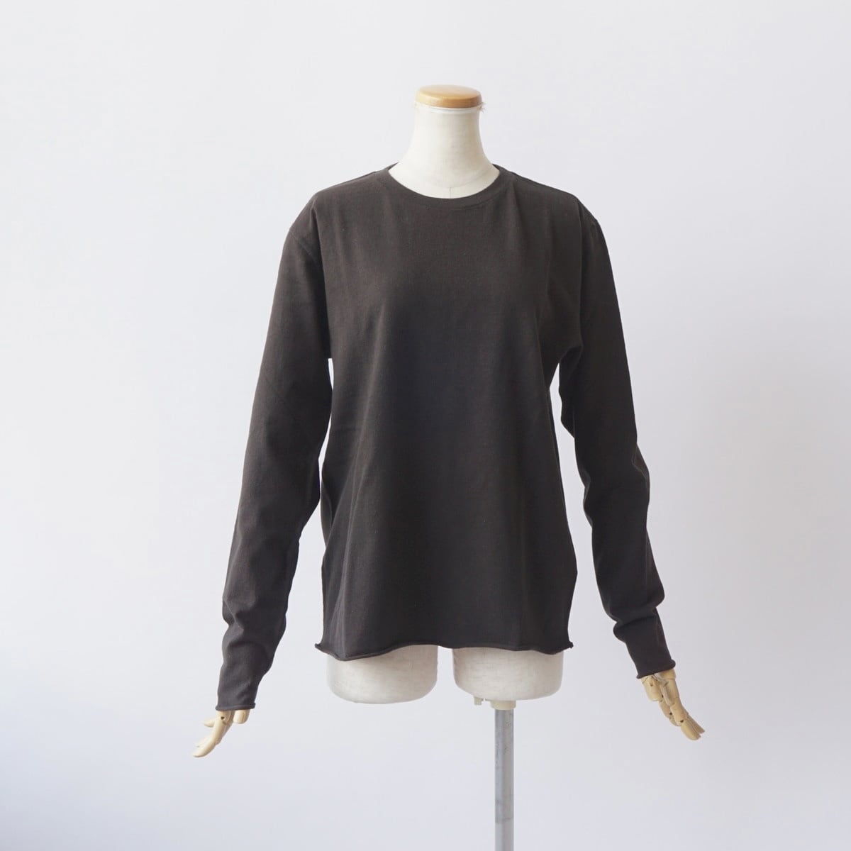 AURALEE/オーラリー・BRUSHED ORGANIC COTTON JERSEY L/S TEE | a flat
